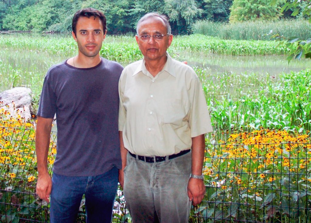 Jay Dixit and his father